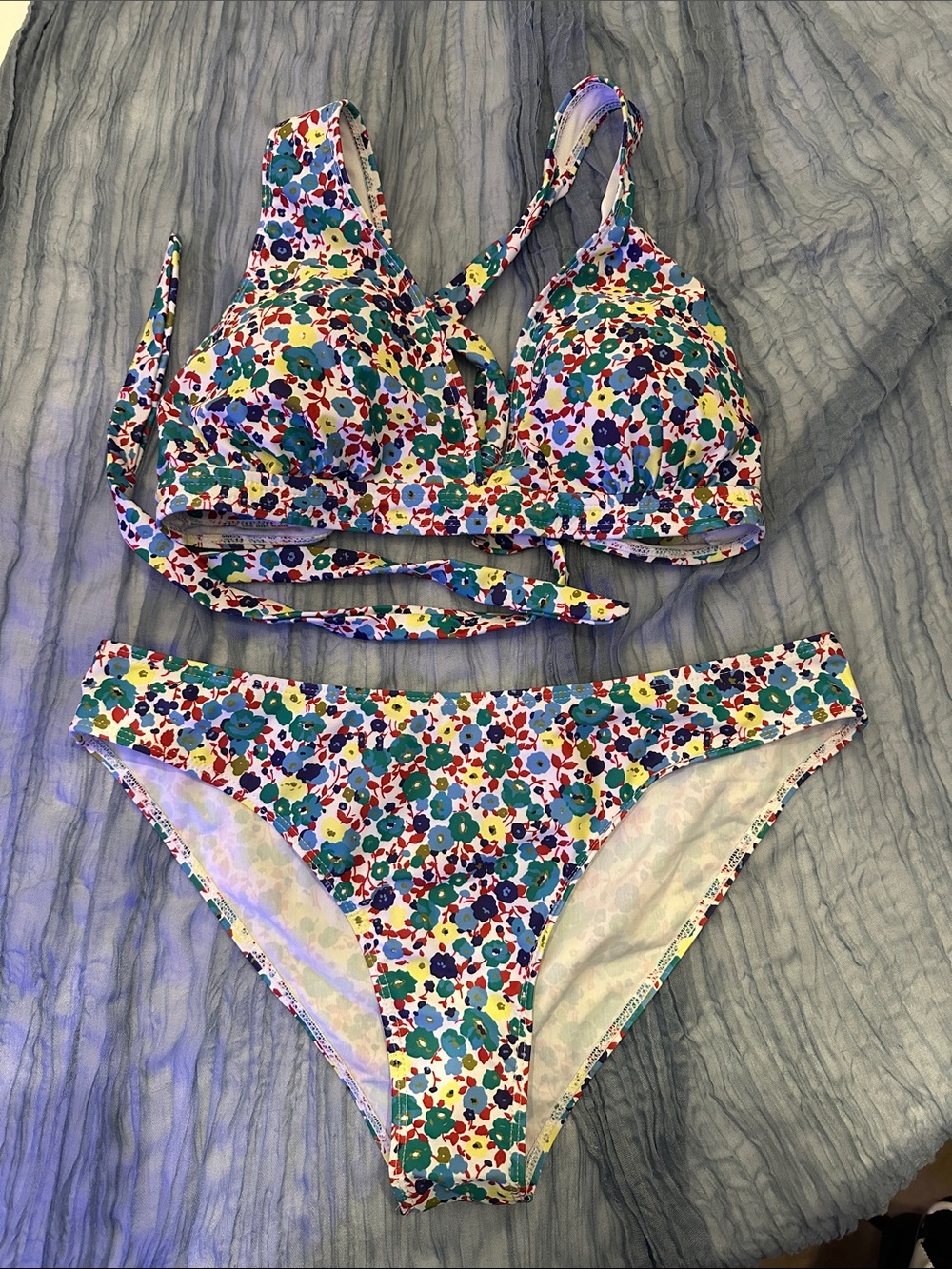 SHEIN Multicolor Floral Bikini Set
